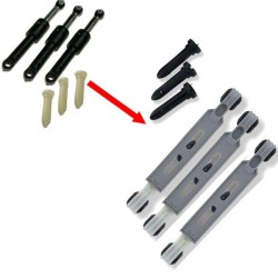 AMORTISSEUR LESSIVEUSE BOSCH-SIEMENS  00673541 - 00660865 - 3PCES