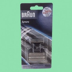 GRILLE RASOIR BRAUN SERIE 700-7000 AVEC 2 ERGOTS PLASTIC  81253254