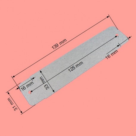 PLAQUE MICA MICRO-ONDE WHIRLPOOL  480120100392 - 481244229331 - 482000019294 - C00318019